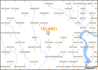 map of Telihāti