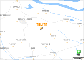 map of Teliţa