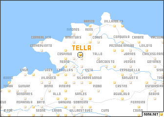 map of Tella