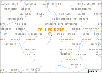 map of Telleriarte