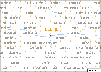 map of Telline