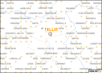 map of Tellin