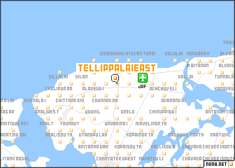 map of Tellippalai East