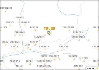 map of Telme