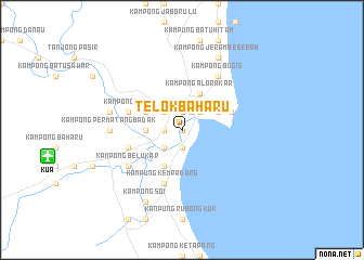 map of Telok Baharu