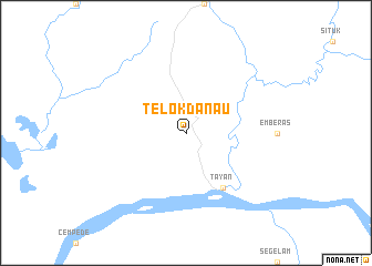 map of Telok Danau