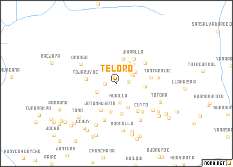 map of Teloro