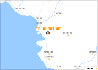 map of Telukbatung