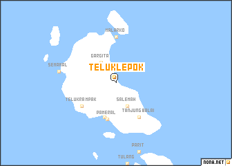 map of Teluklepok