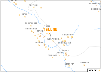 map of Telūrd