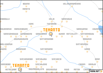 map of Témanto