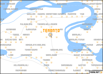 map of Temanto