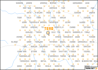 map of Tema