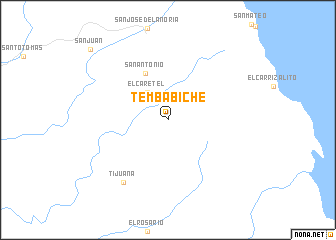 map of Tembabiche