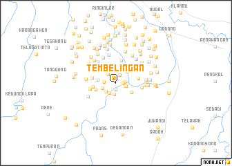 map of Tembelingan