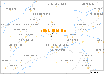 map of Tembladeras