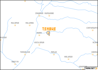 map of Tembwe