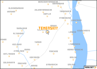 map of Temenskiy