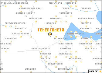 map of Témento Méta