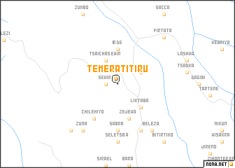 map of Tʼemera Tʼitʼiru