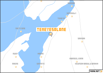 map of Témèye Salane