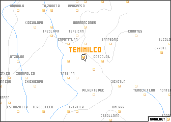 map of Temimilco