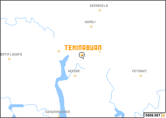 map of Teminabuan