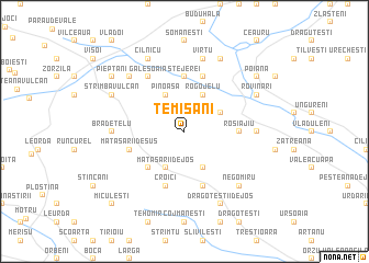 map of Temişani