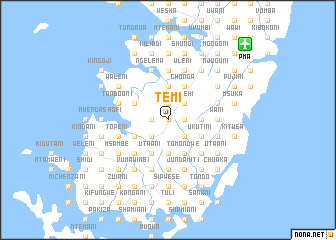 map of Temi