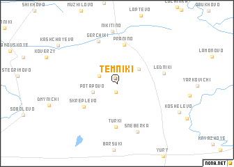 map of Temniki