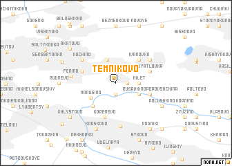 map of Temnikovo