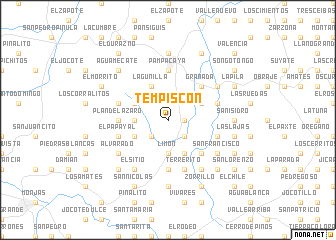 map of Tempiscón