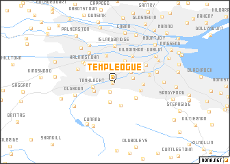 map of Templeogue