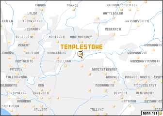 map of Templestowe