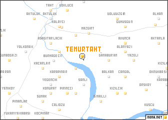 map of Temürtaht