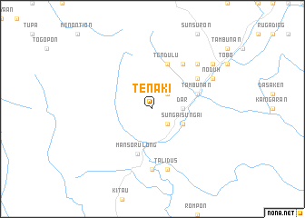 map of Tenaki
