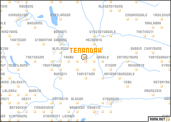 map of Tènandaw