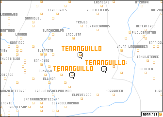 map of Tenanguillo