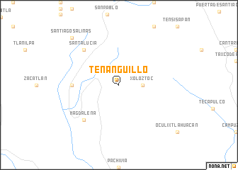 map of Tenanguillo