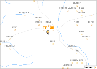 map of Ténan