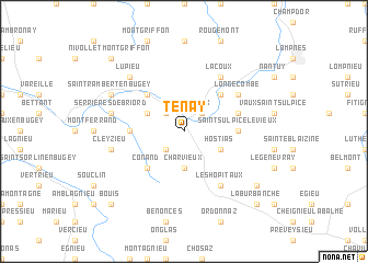 map of Tenay