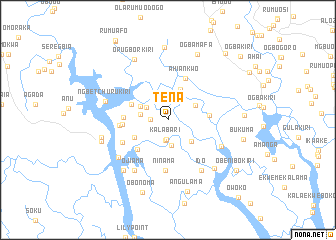 map of Tena