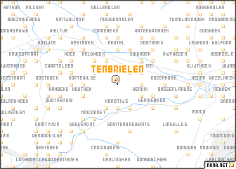 map of Tenbrielen