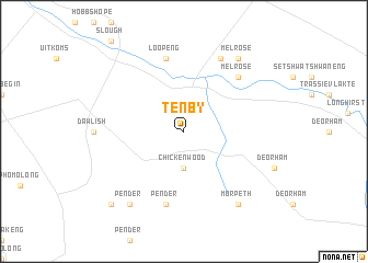 map of Tenby