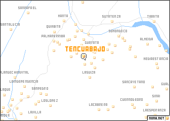 map of Tencuabajo