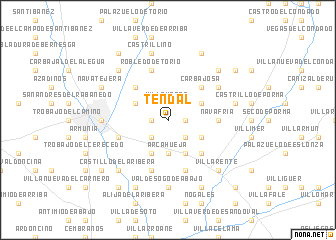 map of Tendal