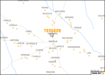 map of Tendere