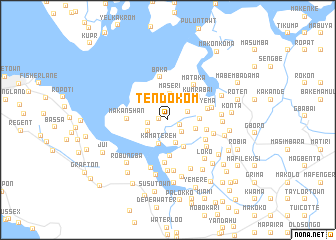 map of Tendokom