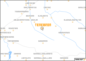 map of Tenebrón