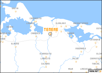 map of Téneme